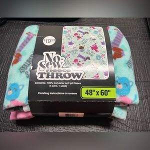 No sew fleece blanket kit